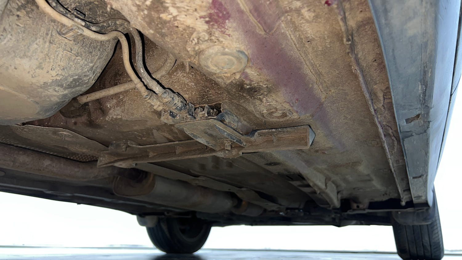 Used 2022 Volkswagen Taigun GT Plus 1.5 TSI DSG Petrol Automatic extra REAR RIGHT UNDERBODY VIEW