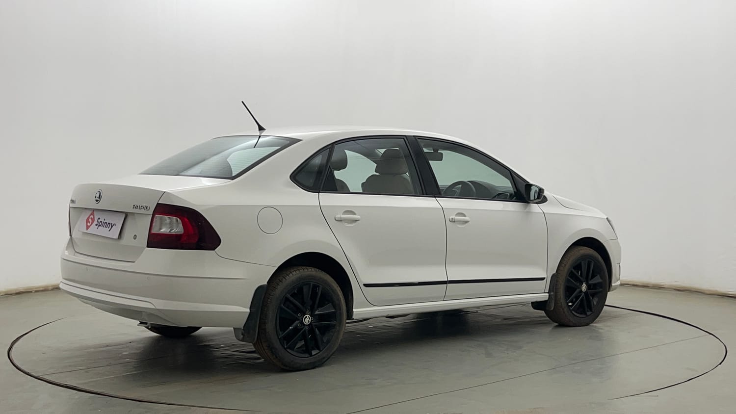 Used 2021 Skoda Rapid Ambition Petrol Manual exterior RIGHT REAR CORNER VIEW