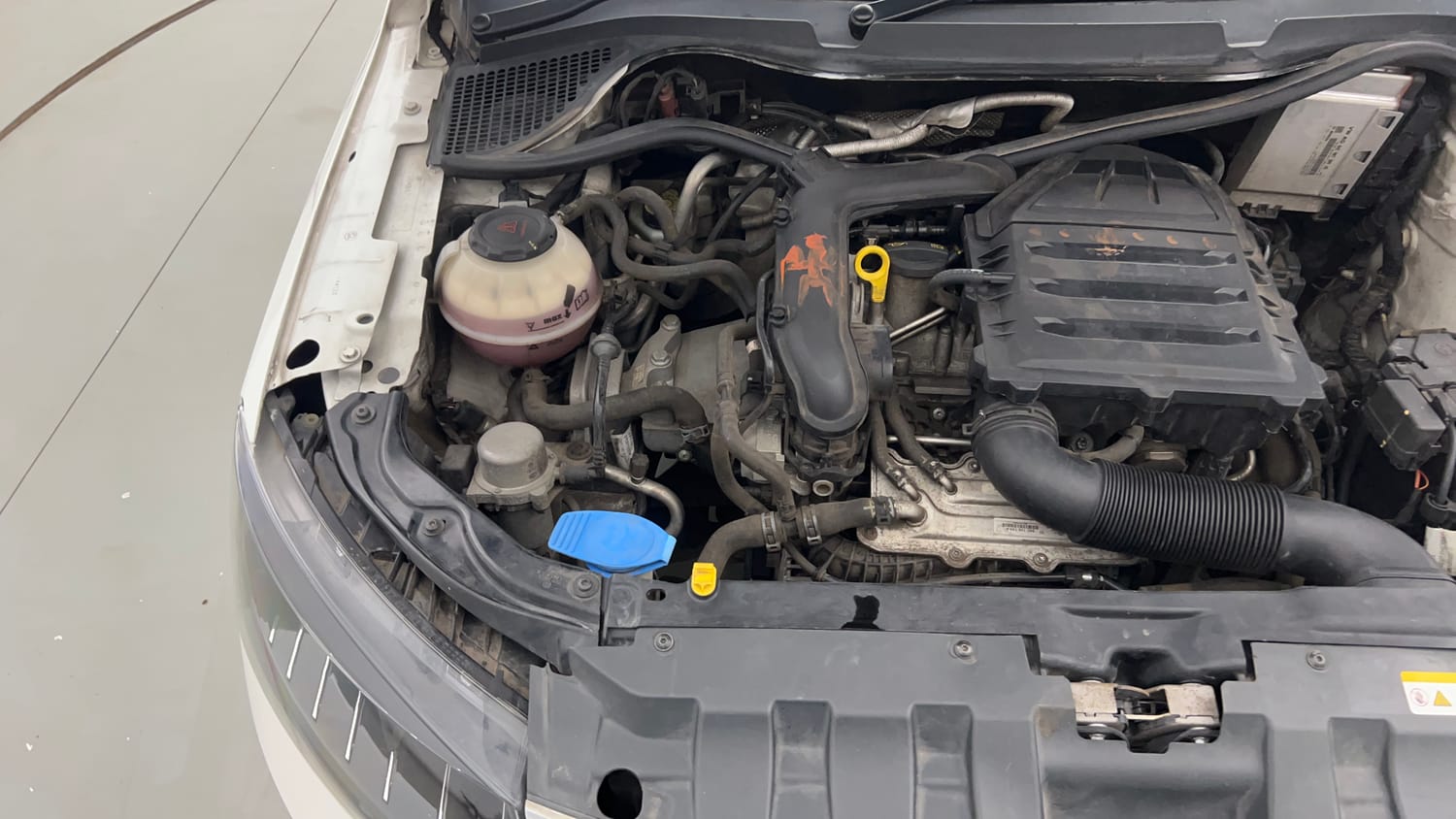 Used 2021 Skoda Rapid Ambition Petrol Manual engine ENGINE RIGHT SIDE VIEW