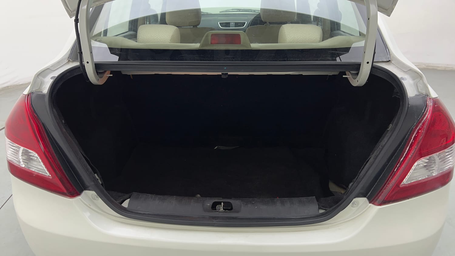 Used 2014 Maruti Suzuki Swift Dzire VXI Petrol Manual interior DICKY INSIDE VIEW