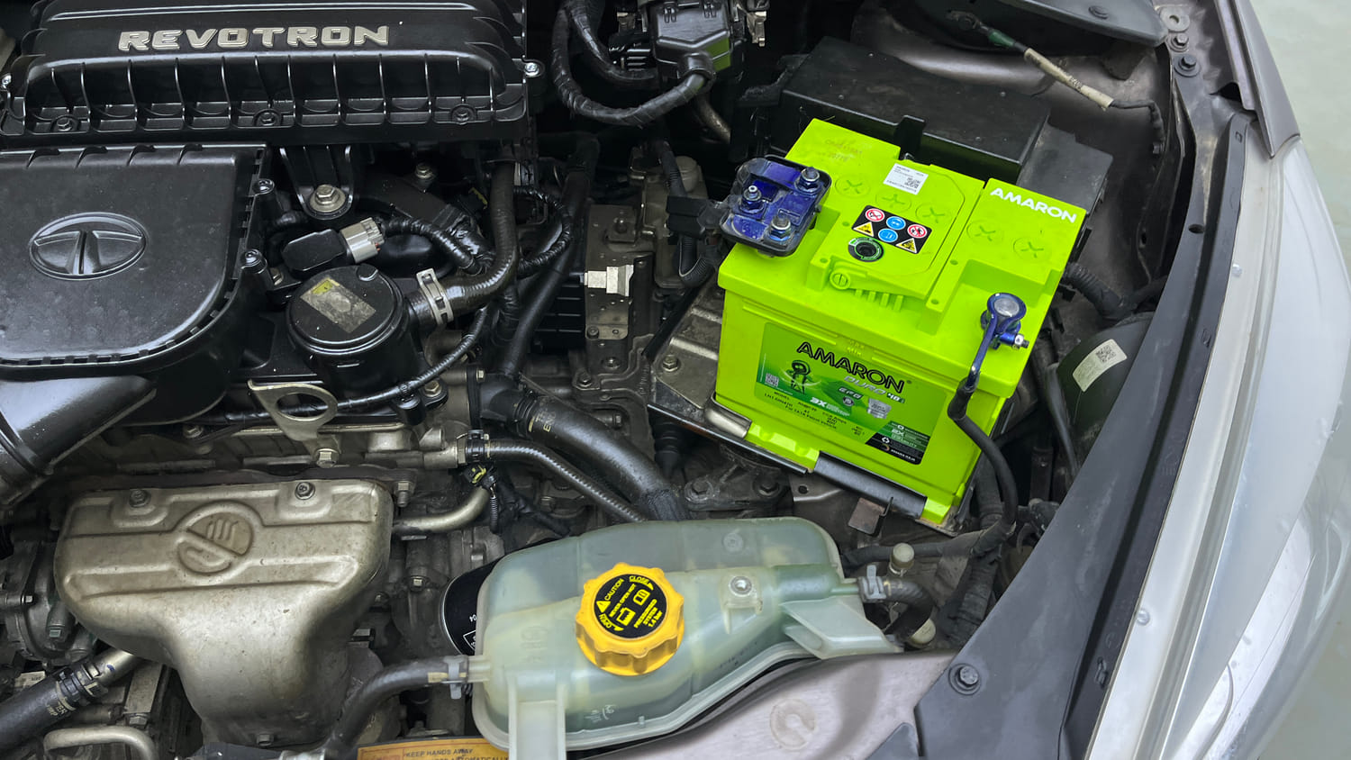 Used 2018 Tata Tiago Revotron XZA Petrol Automatic engine ENGINE LEFT SIDE VIEW