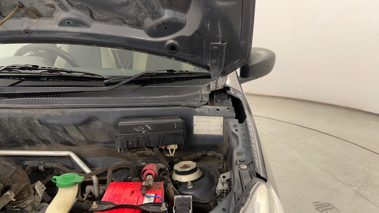Used 2018 maruti-suzuki Alto K10 VXi (O) AMT Petrol Automatic engine ENGINE LEFT SIDE HINGE & APRON VIEW