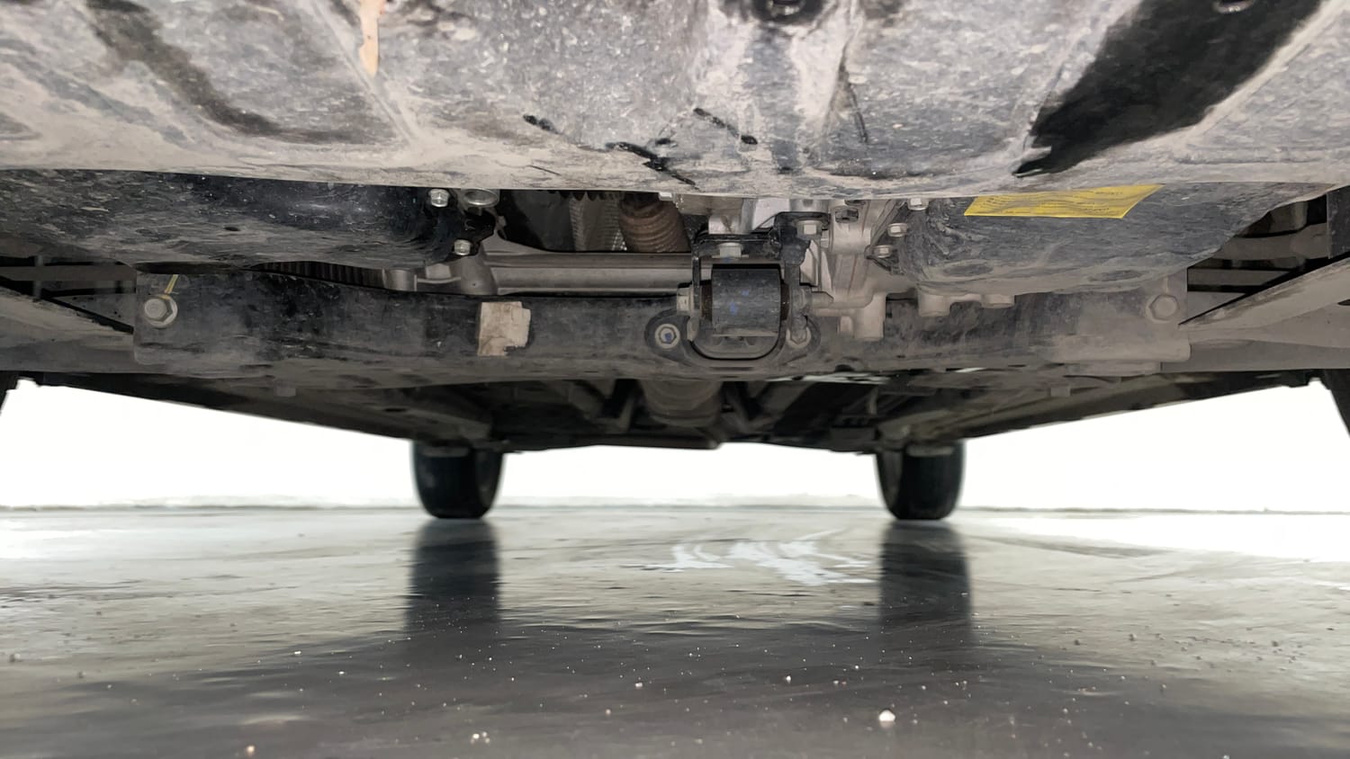 Used 2024 Hyundai i20 Sportz (O) 1.2 IVT Petrol Automatic extra FRONT LEFT UNDERBODY VIEW