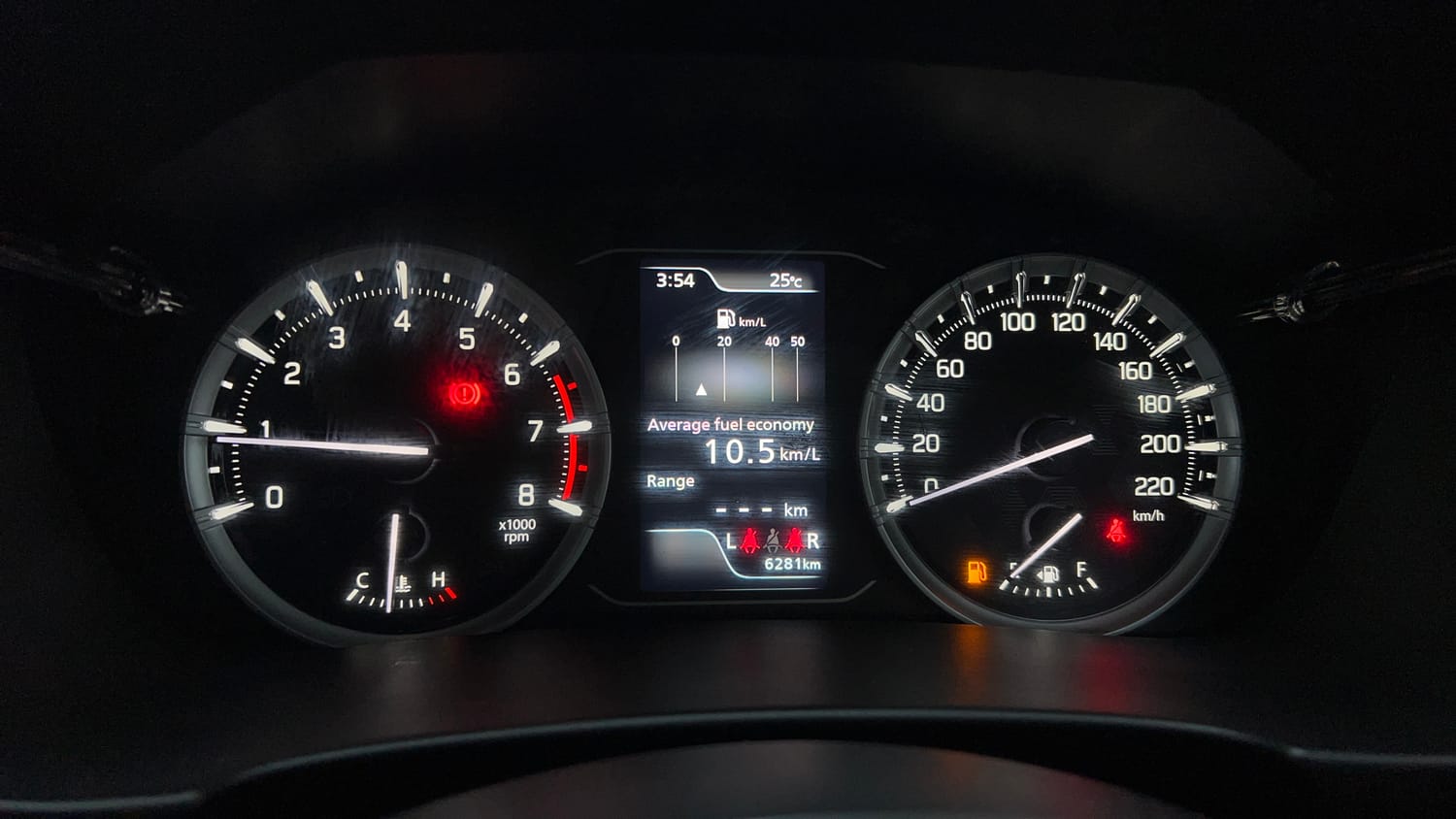 Used 2026 Maruti Suzuki Grand Vitara Delta Smart Hybrid Petrol Manual interior CLUSTERMETER VIEW