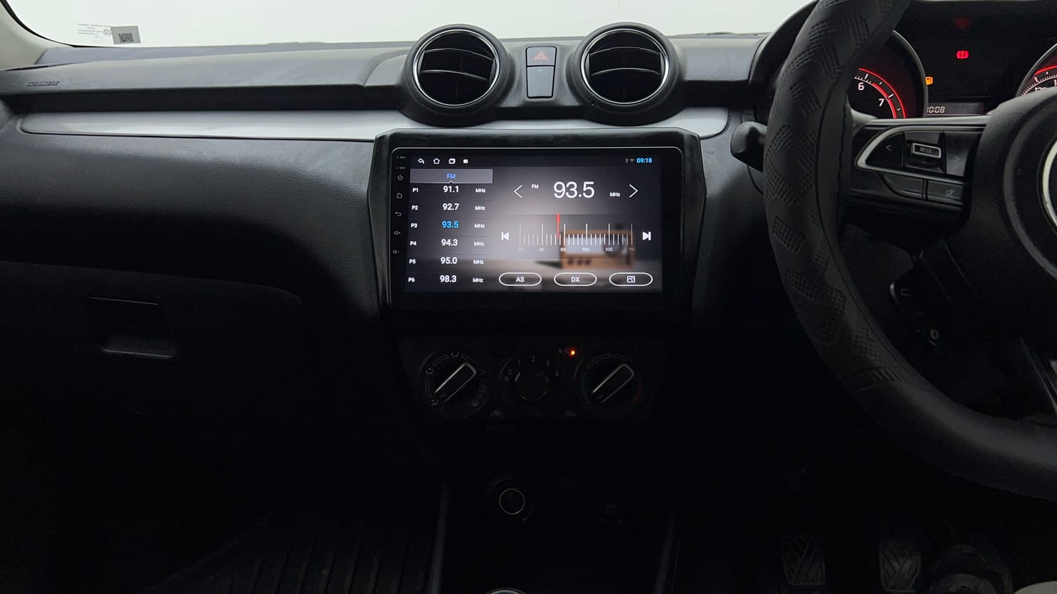 Used 2020 Maruti Suzuki Swift VXI CNG (Outside Fitted) Cng Manual interior MUSIC SYSTEM & AC CONTROL VIEW