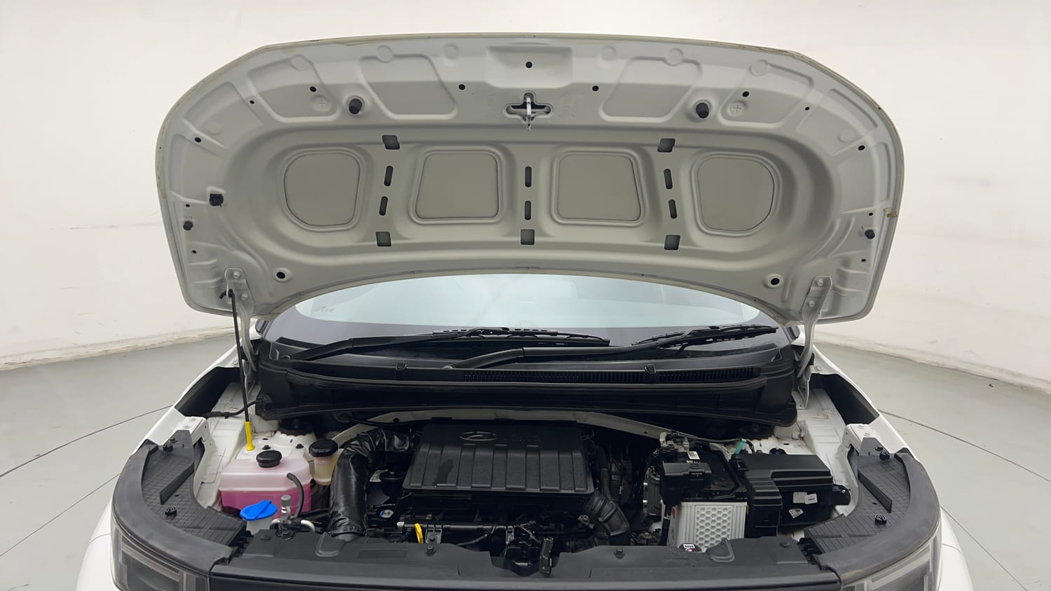 Used 2024 Hyundai Exter SX 1.2 MT Petrol Manual engine ENGINE & BONNET OPEN FRONT VIEW