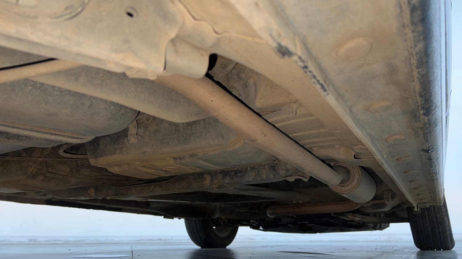 Used 2023 Honda City V CVT Petrol Petrol Automatic extra REAR RIGHT UNDERBODY VIEW