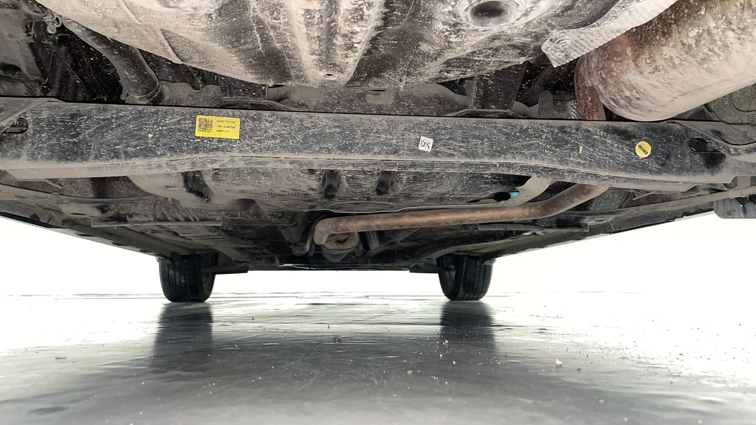 Used 2024 Hyundai i20 Sportz (O) 1.2 IVT Petrol Automatic extra REAR UNDERBODY VIEW (TAKEN FROM REAR)