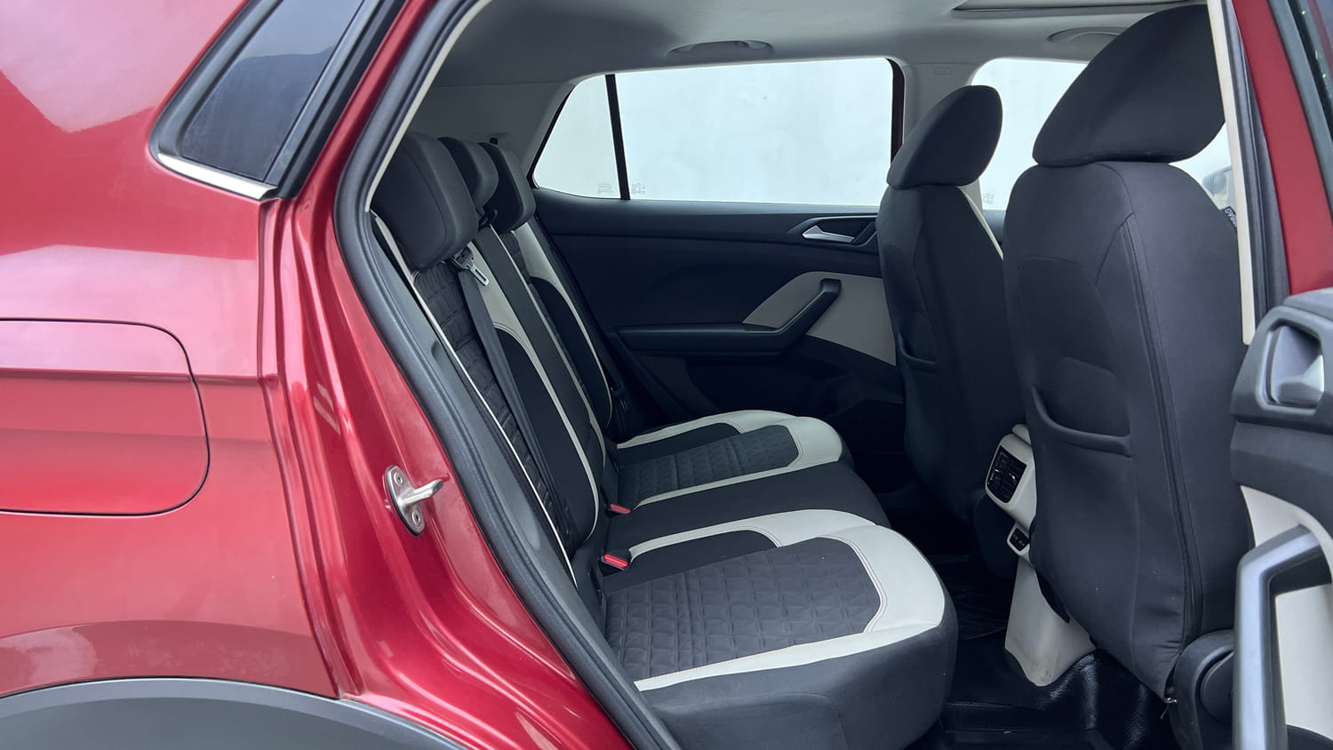 Used 2022 Volkswagen Taigun GT Plus 1.5 TSI DSG Petrol Automatic interior RIGHT SIDE REAR DOOR CABIN VIEW