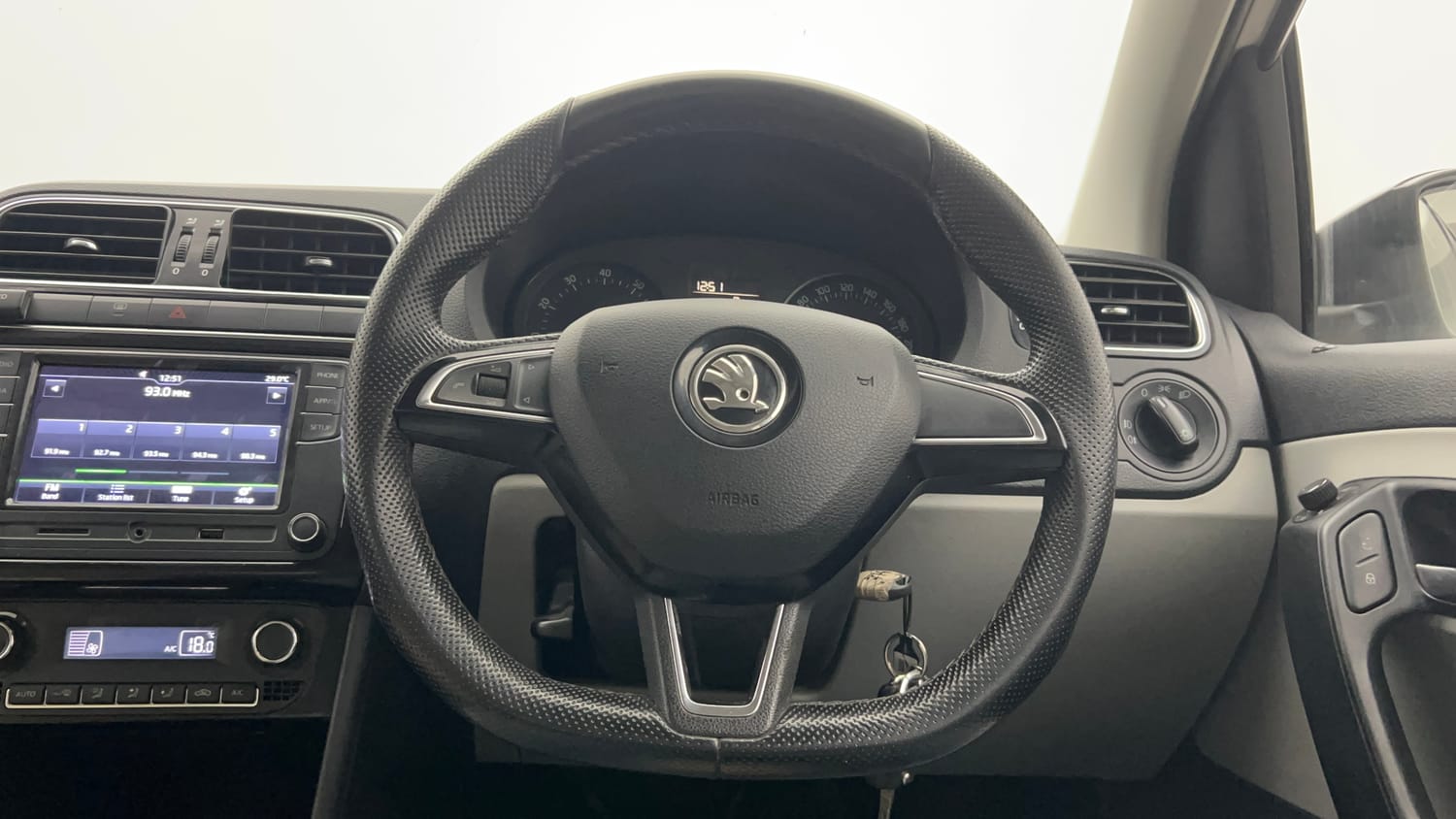 Used 2021 Skoda Rapid Ambition Petrol Manual interior STEERING VIEW