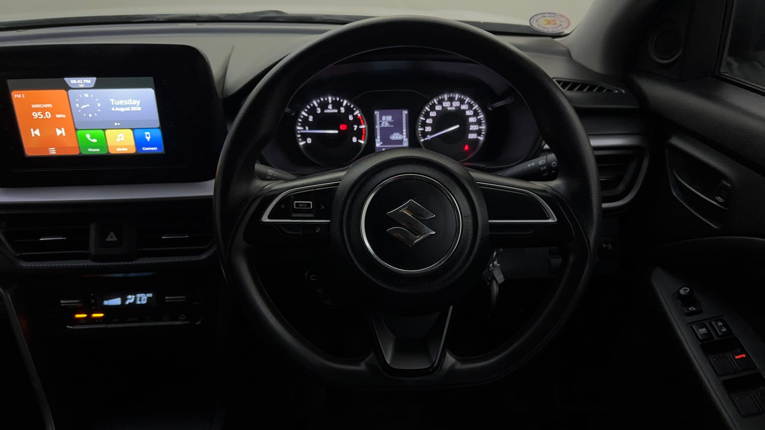 Used 2024 Maruti Suzuki Brezza VXi Petrol Manual top_features Steering mounted controls