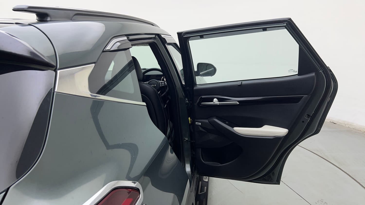 Used 2024 Kia Seltos GTX Plus 1.5 Turbo Petrol DCT Petrol Automatic interior RIGHT REAR DOOR OPEN VIEW