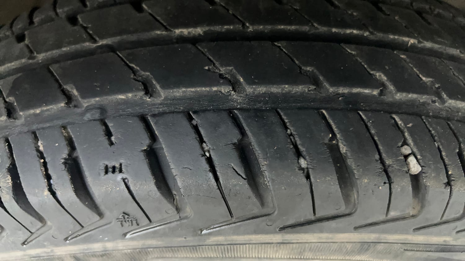 Used 2024 Maruti Suzuki Alto K10 VXi Plus Petrol Manual tyres RIGHT FRONT TYRE TREAD VIEW
