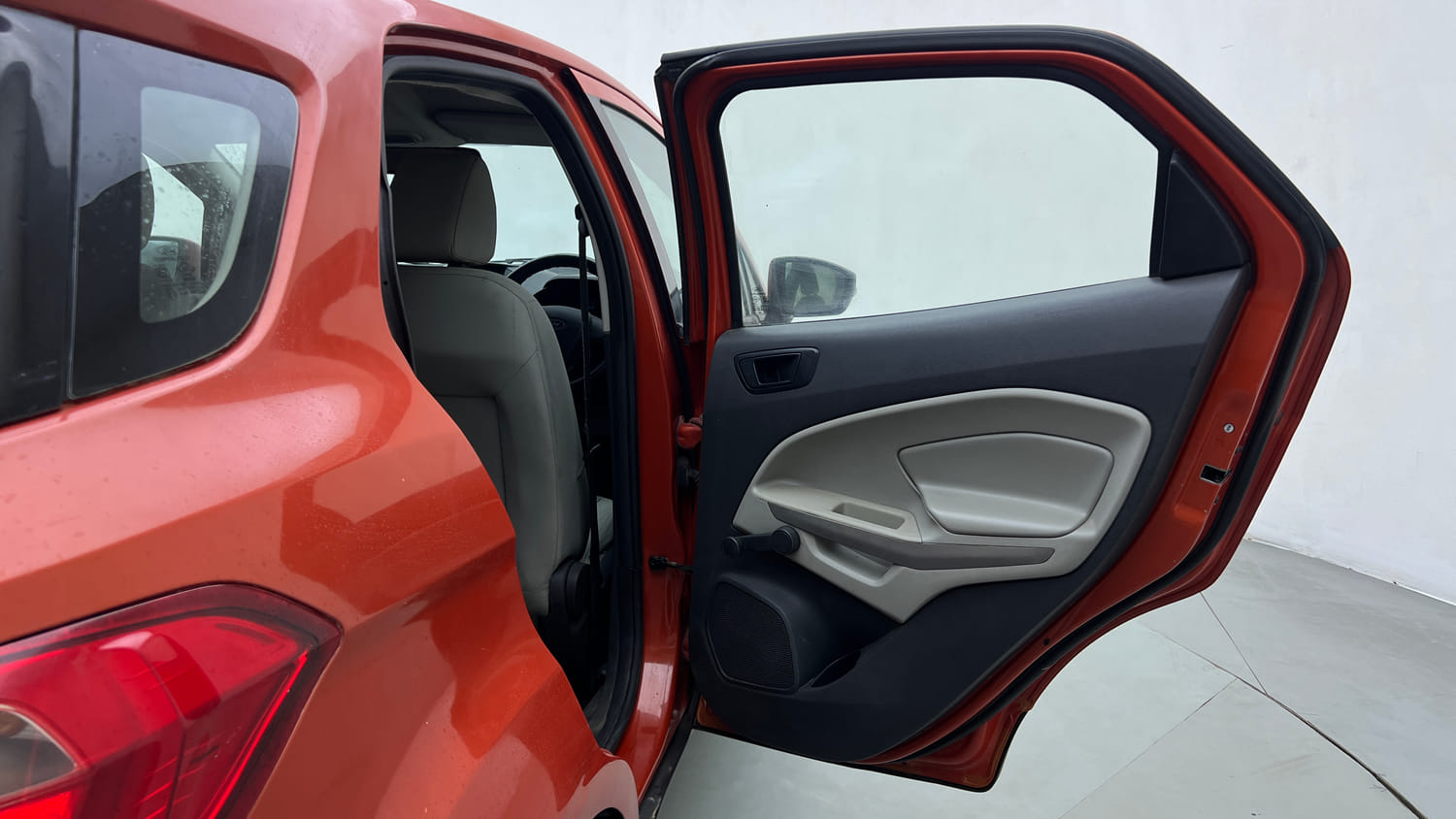 Used 2015 Ford EcoSport Ambiente 1.5 TDCi Diesel Manual interior RIGHT REAR DOOR OPEN VIEW