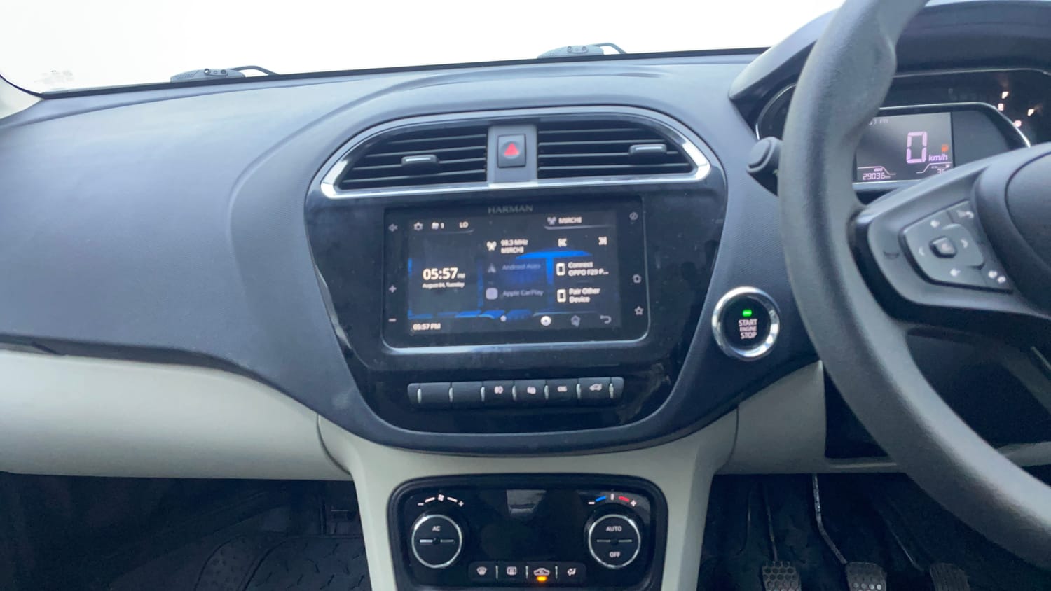 Used 2022 Tata Tigor XZ Plus CNG Cng Manual interior MUSIC SYSTEM & AC CONTROL VIEW