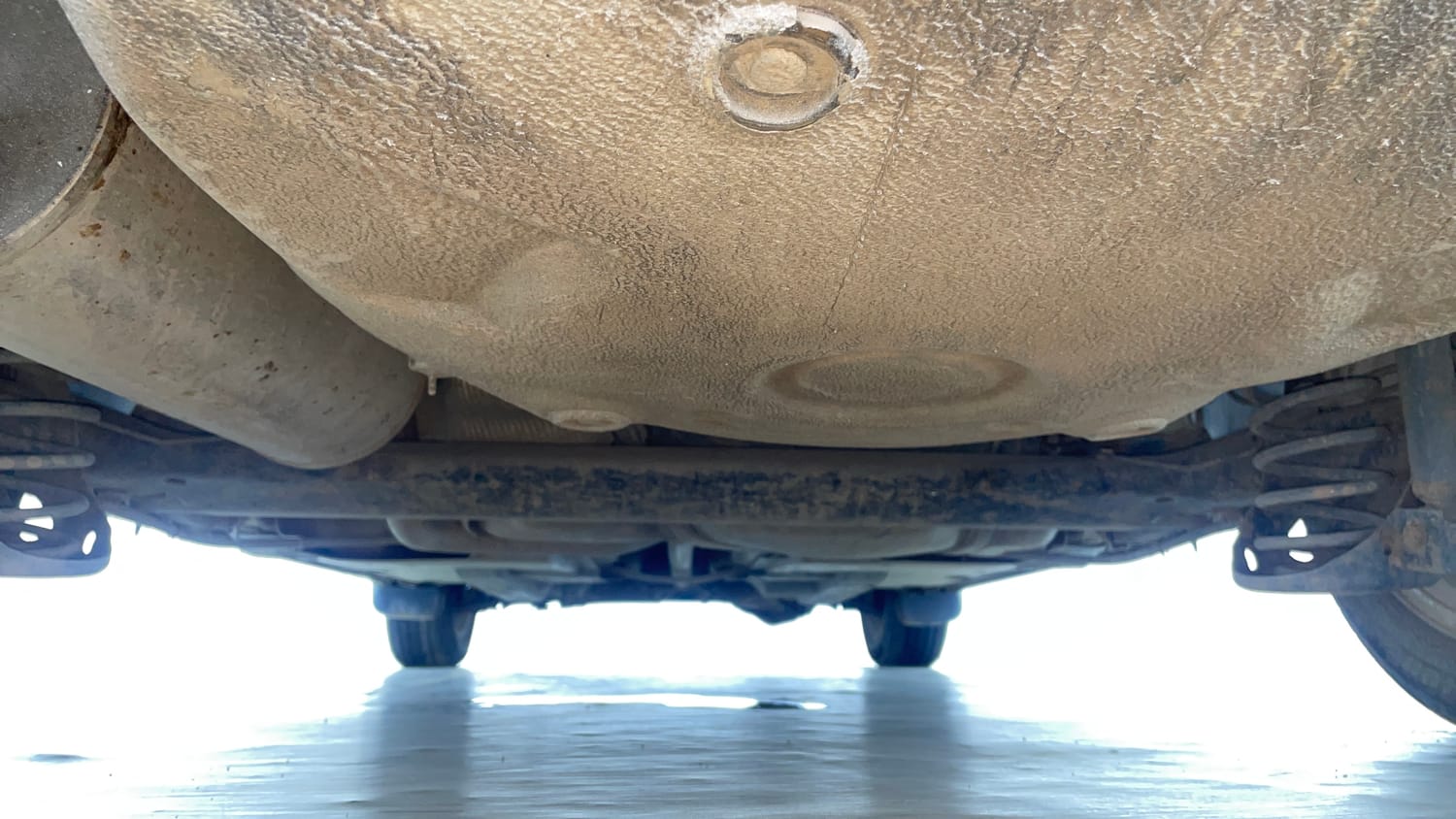 Used 2013 Volkswagen Vento Highline Diesel Diesel Manual extra REAR UNDERBODY VIEW (TAKEN FROM REAR)