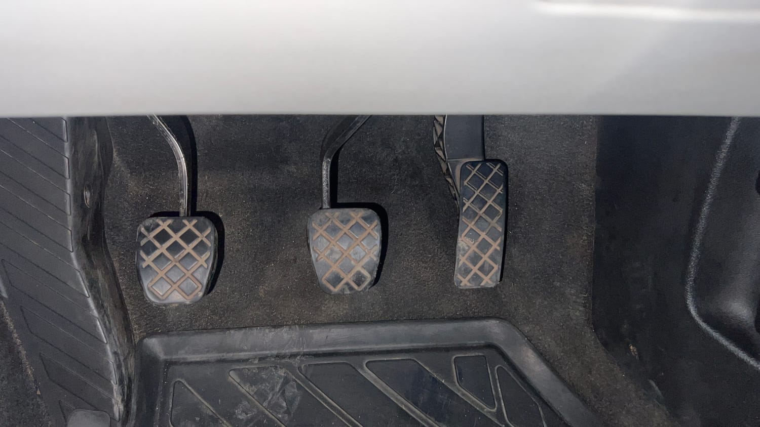 Used 2023 Volkswagen Taigun Topline 1.0 TSI MT Petrol Manual interior PEDALS VIEW