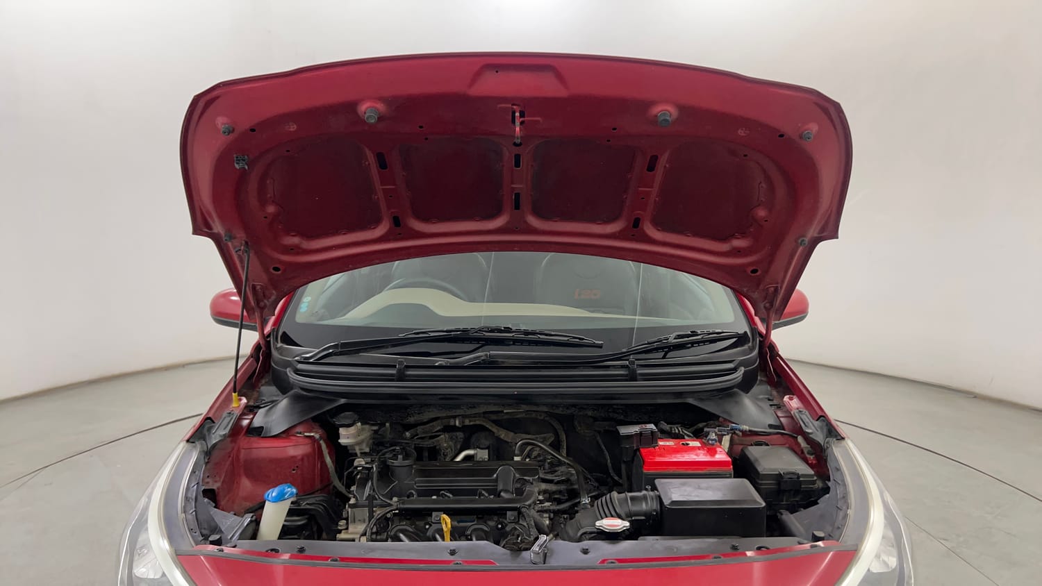 Used 2018 Hyundai Elite i20 Magna Executive 1.2 Petrol Manual engine ENGINE & BONNET OPEN FRONT VIEW
