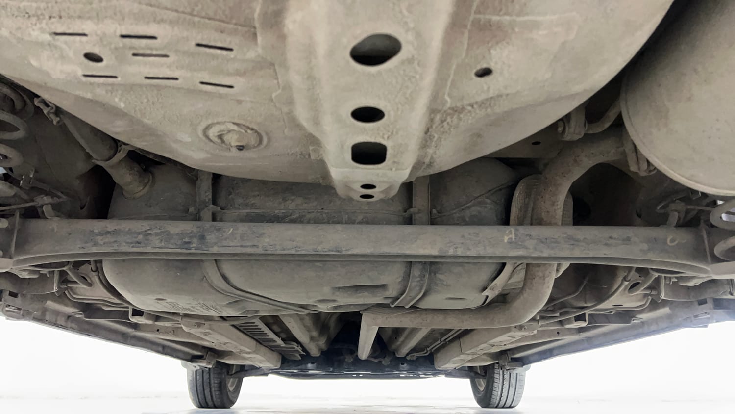 Used 2012 Maruti Suzuki Swift ZDi Diesel Manual extra REAR UNDERBODY VIEW (TAKEN FROM REAR)