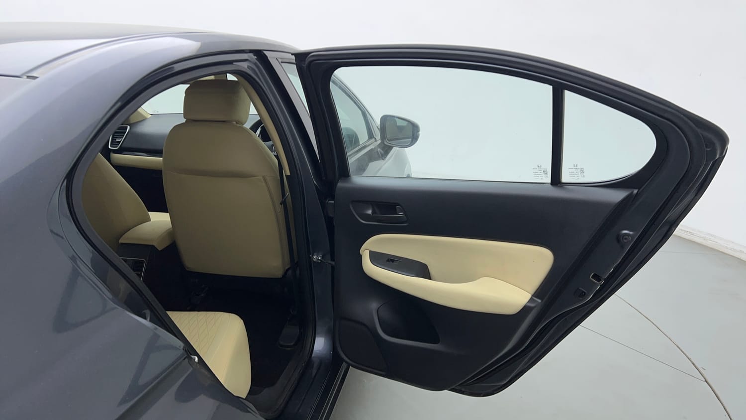 Used 2023 Honda City V CVT Petrol Petrol Automatic interior RIGHT REAR DOOR OPEN VIEW
