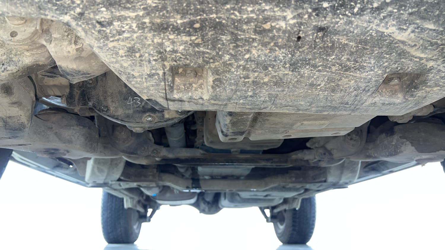 Used 2023 mahindra Thar LX Hard Top Diesel AT 4WD Diesel Automatic extra FRONT LEFT UNDERBODY VIEW
