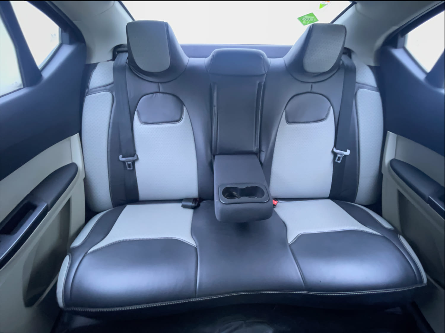 Used 2022 Tata Tigor XZ Plus CNG Cng Manual interior REAR SEAT CONDITION VIEW