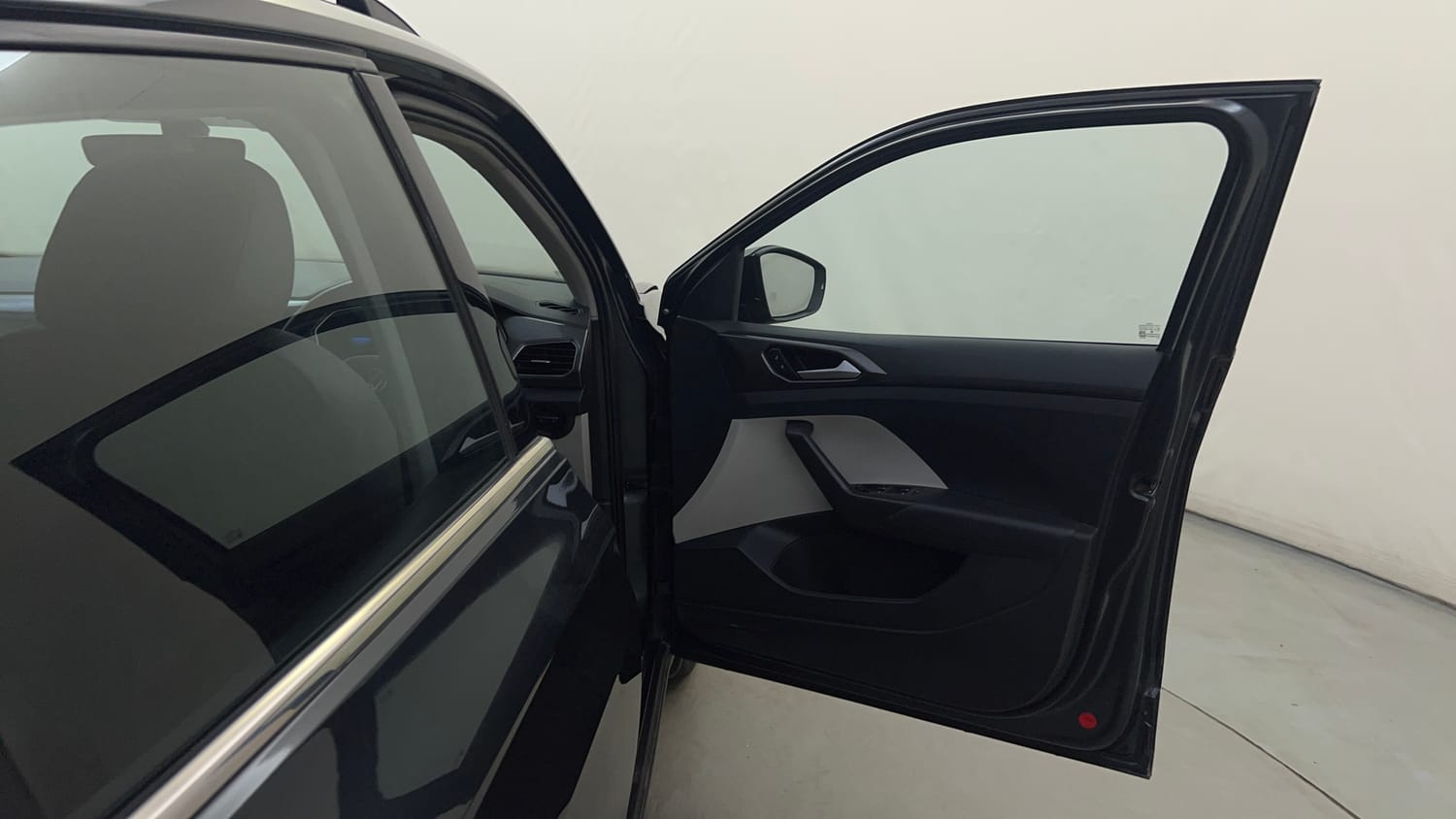 Used 2023 Volkswagen Taigun Topline 1.0 TSI MT Petrol Manual interior RIGHT FRONT DOOR OPEN VIEW