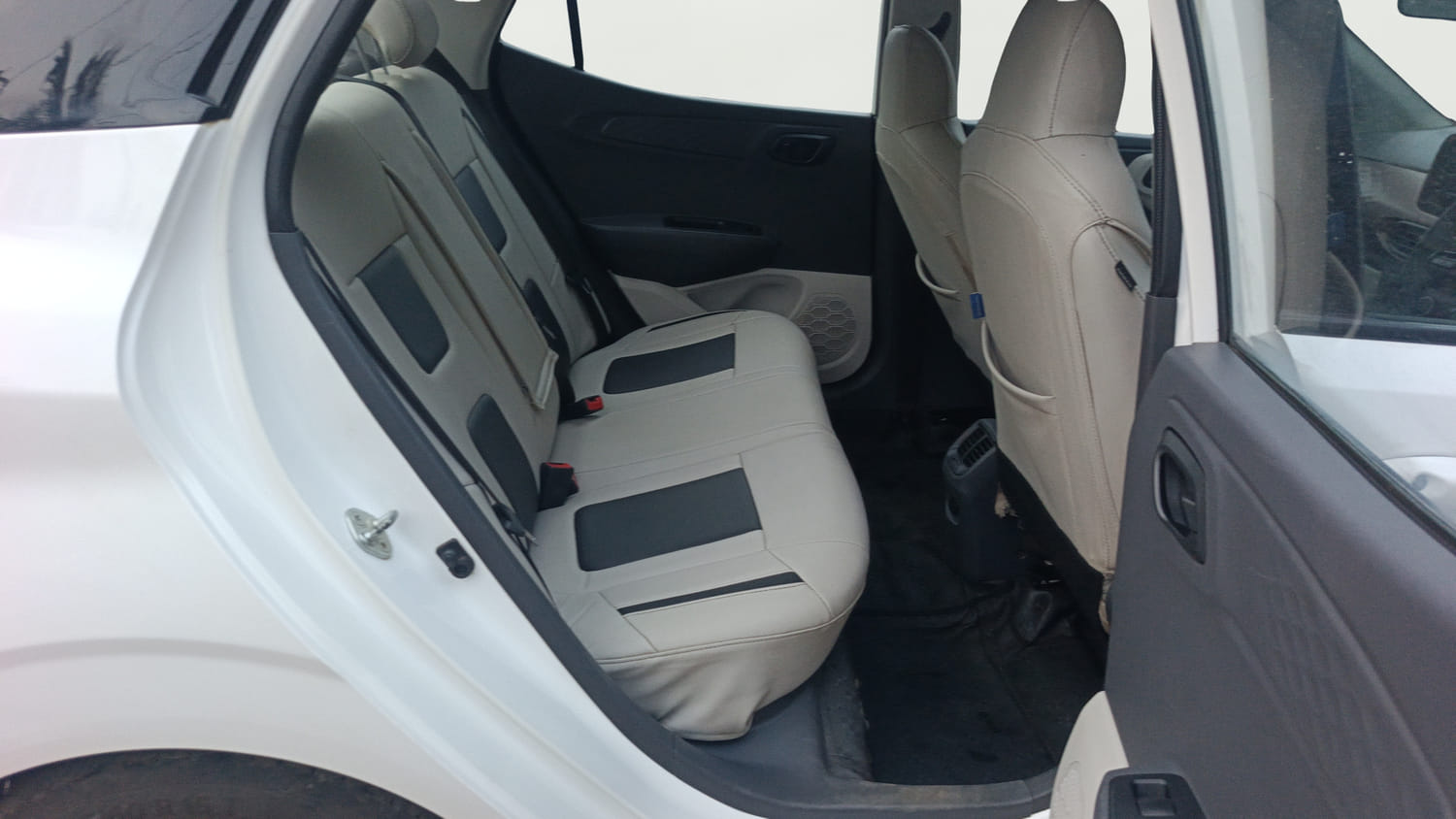 Used 2024 Hyundai Aura S 1.2 Petrol Petrol Manual interior RIGHT SIDE REAR DOOR CABIN VIEW