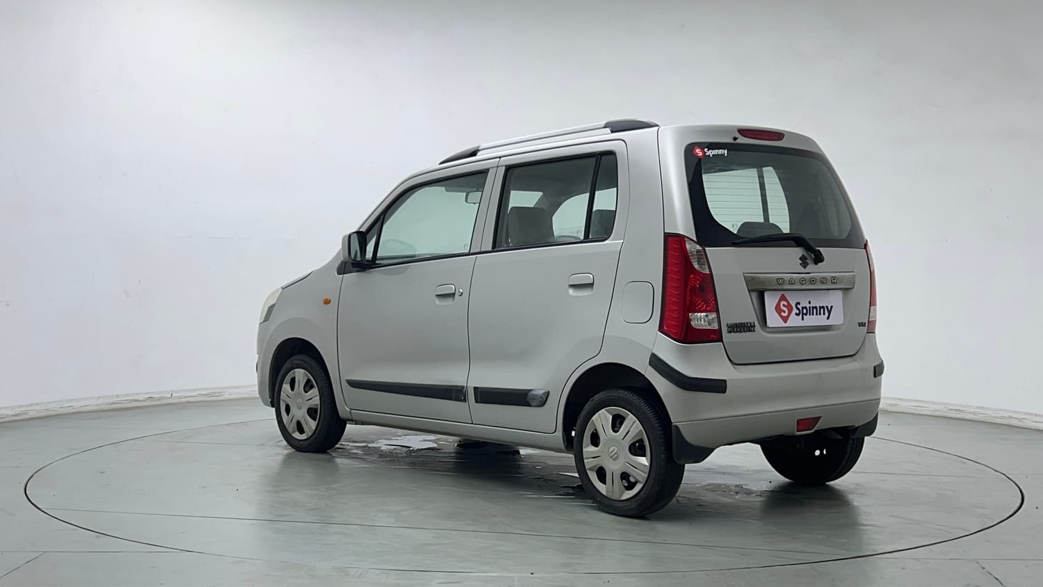 Used 2014 Maruti Suzuki Wagon R VXI Petrol Manual exterior LEFT REAR CORNER VIEW