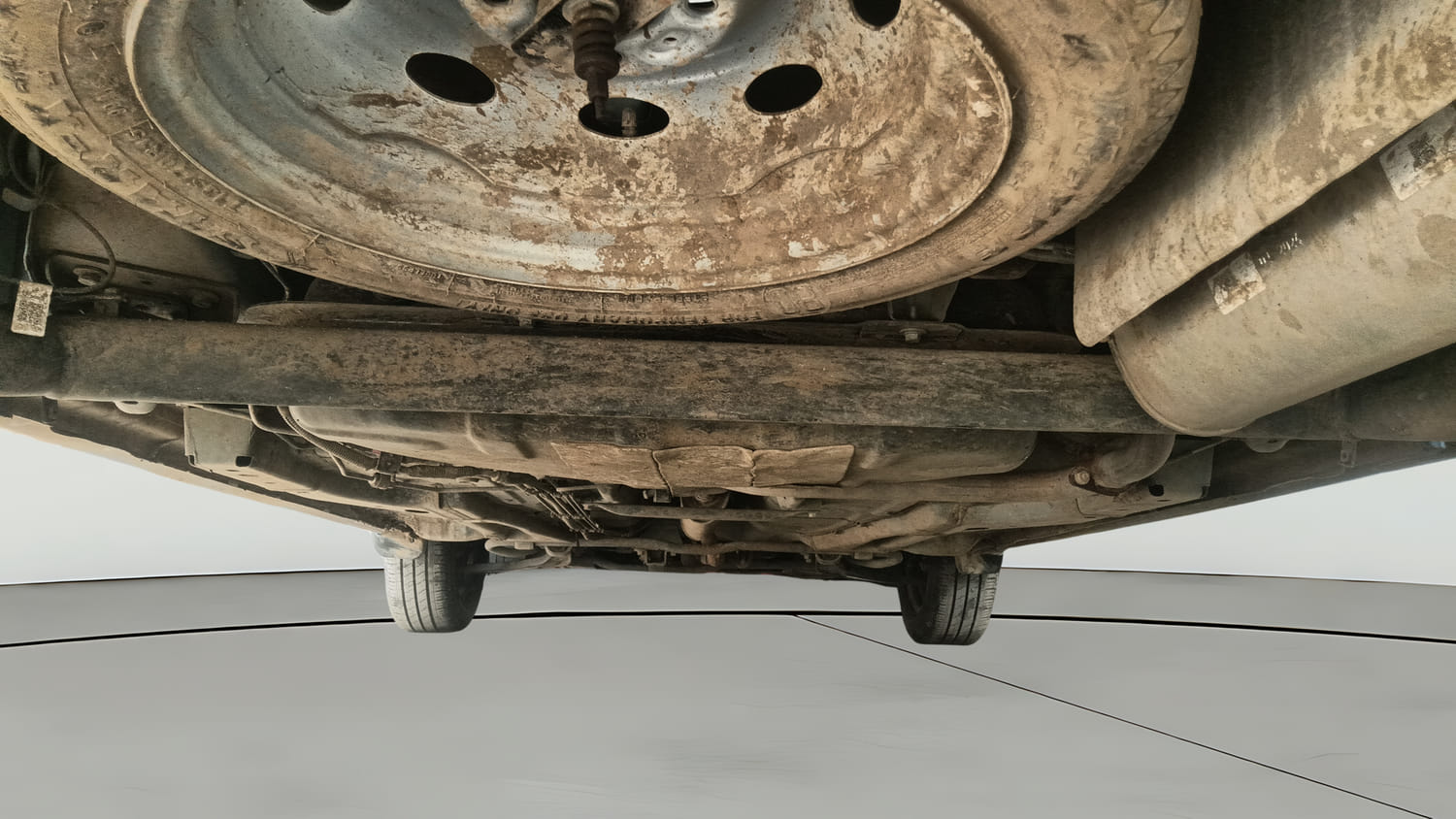 Used 2026 Tata Tiago XZ Plus CNG Cng Manual extra REAR UNDERBODY VIEW (TAKEN FROM REAR)