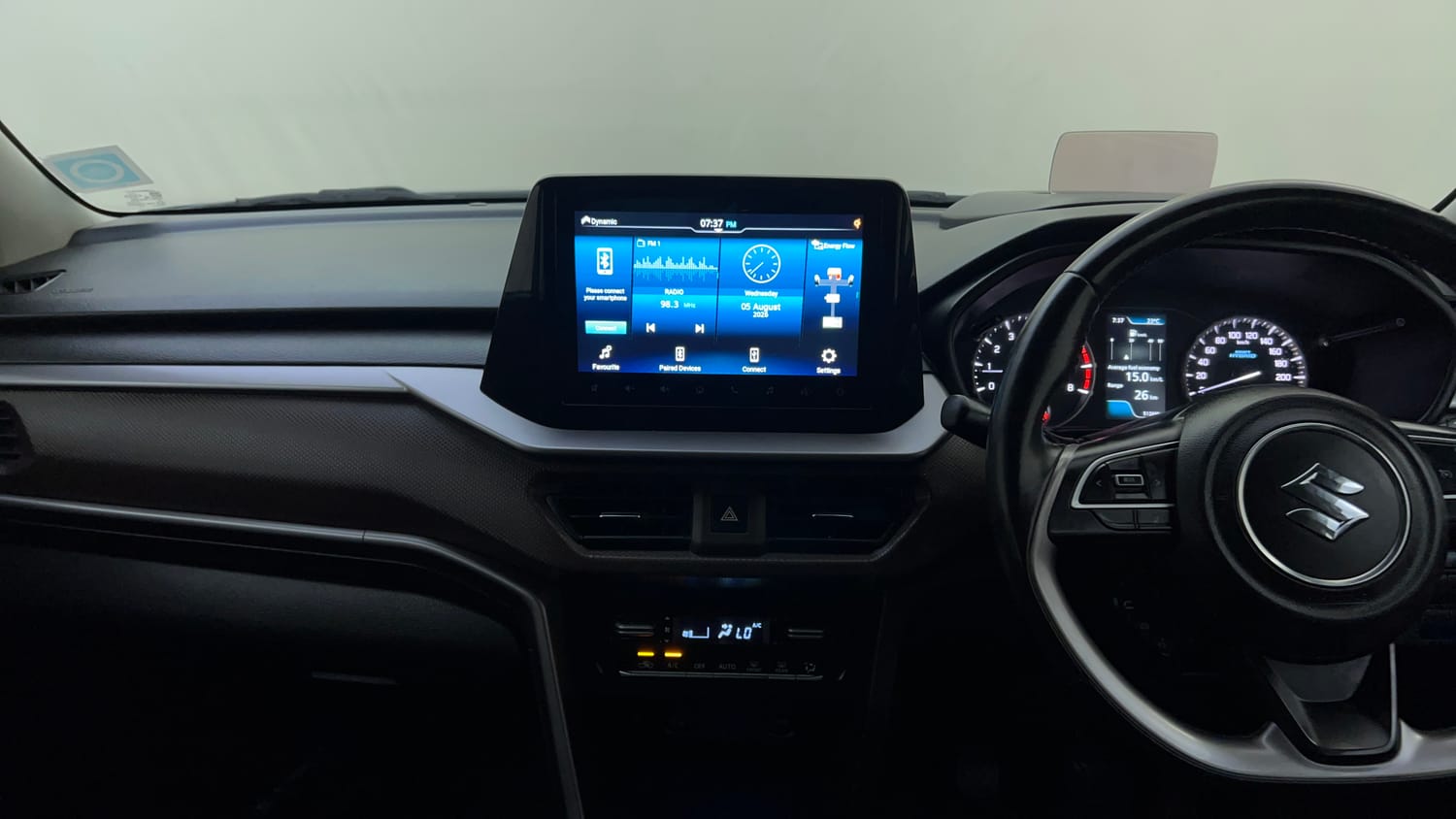 Used 2022 Maruti Suzuki Brezza ZXi Plus Petrol Manual interior MUSIC SYSTEM & AC CONTROL VIEW