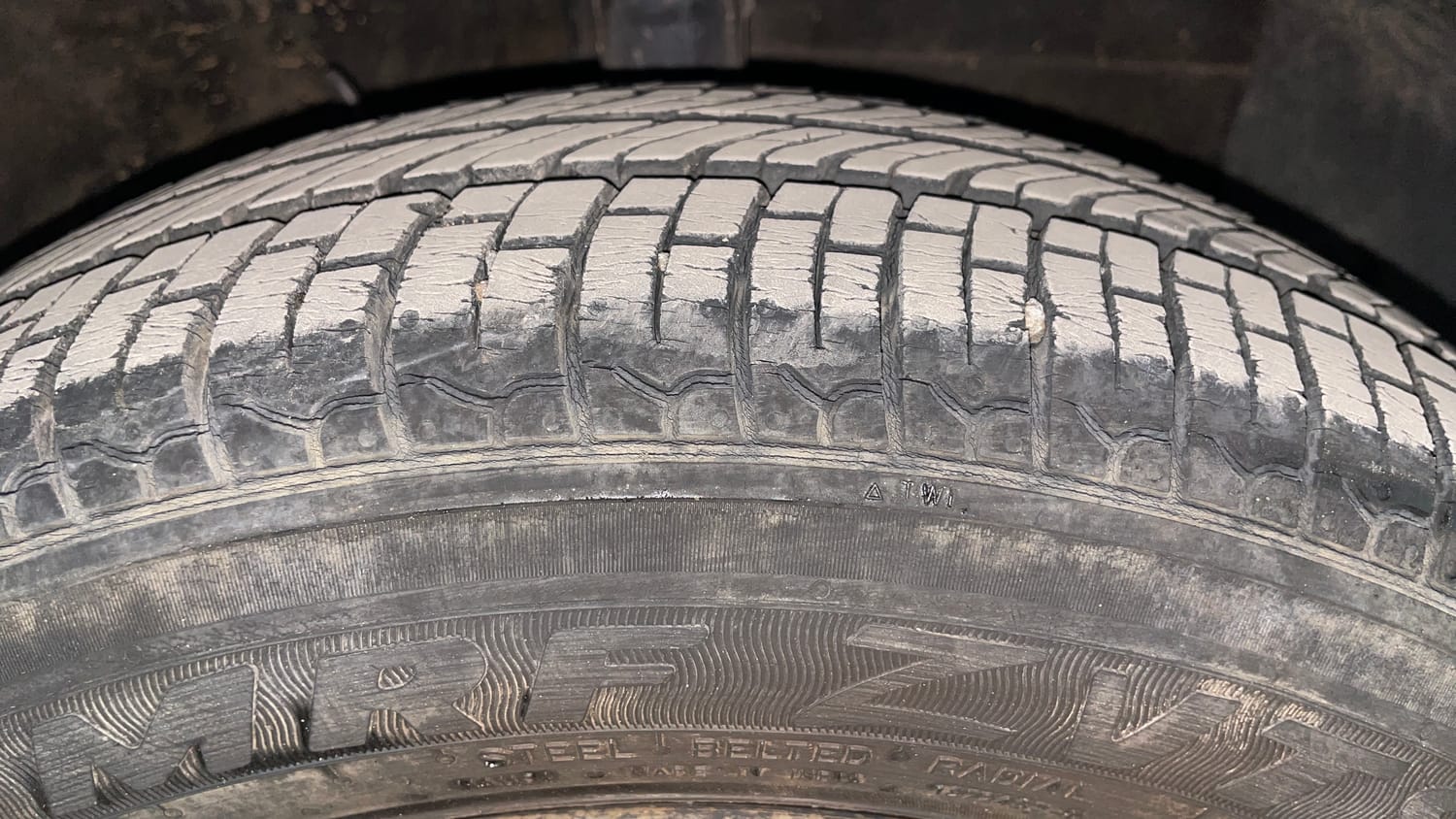 Used 2021 Hyundai Santro Sportz Petrol Manual tyres RIGHT FRONT TYRE TREAD VIEW
