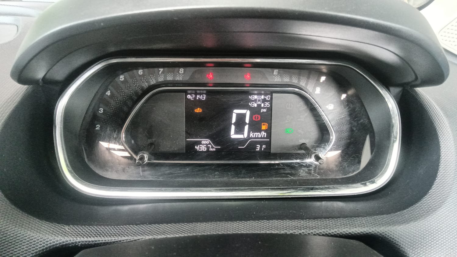 Used 2026 Tata Tiago XZ Plus CNG Cng Manual interior CLUSTERMETER VIEW