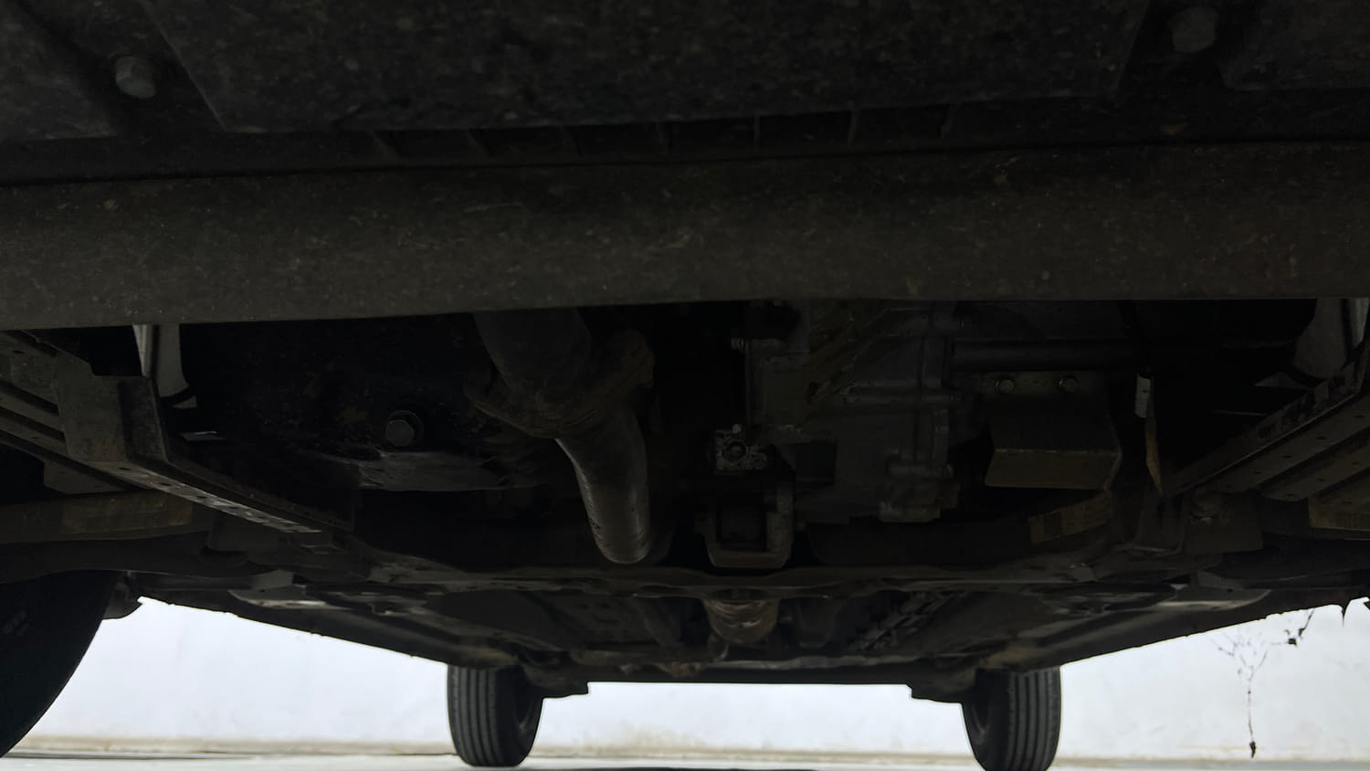 Used 2024 Tata Punch Adventure AMT Petrol Automatic extra FRONT LEFT UNDERBODY VIEW