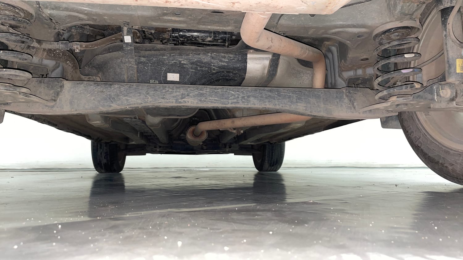 Used 2023 Hyundai Creta SX 1.5 Petrol IVT Petrol Automatic extra REAR UNDERBODY VIEW (TAKEN FROM REAR)
