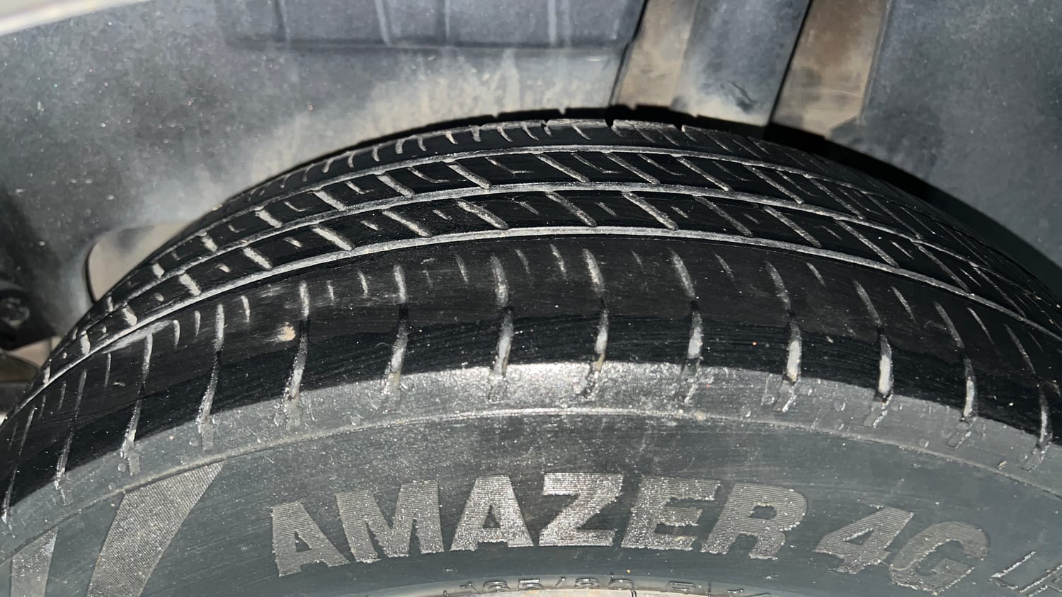 Used 2017 Maruti Suzuki Dzire VXi Petrol Manual tyres LEFT REAR TYRE TREAD VIEW