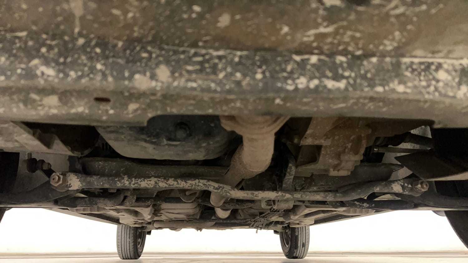 Used 2024 Tata Tiago XE Petrol Manual extra FRONT LEFT UNDERBODY VIEW