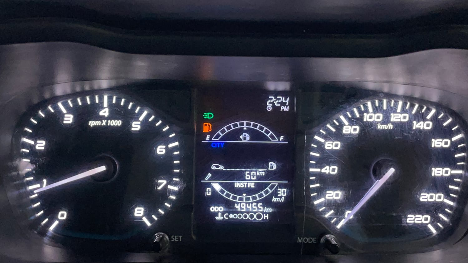 Used 2022 Tata Altroz XT Diesel Diesel Manual interior CLUSTERMETER VIEW