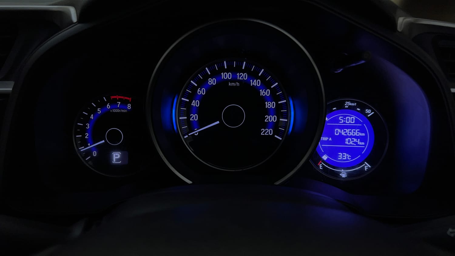 Used 2018 Honda Jazz V AT Petrol Petrol Automatic interior CLUSTERMETER VIEW