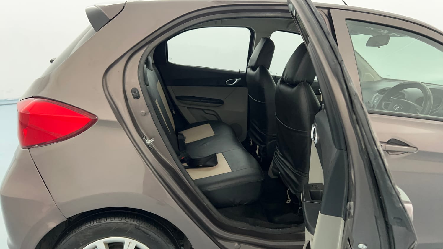 Used 2017 Tata Tiago Revotron XZ Petrol Manual interior RIGHT SIDE REAR DOOR CABIN VIEW
