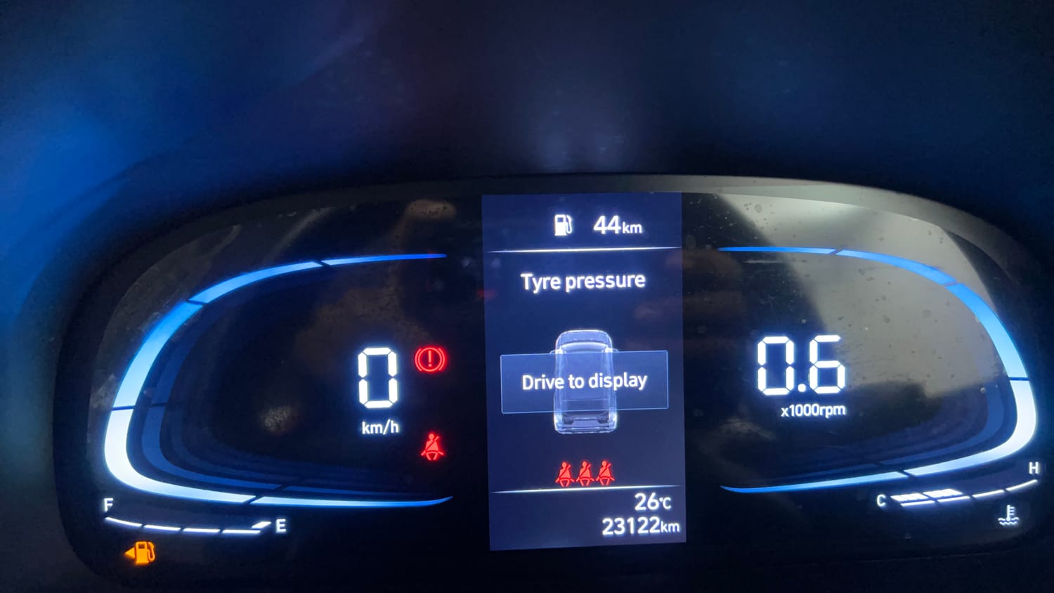 Used 2023 Hyundai Exter SX 1.2 MT Petrol Manual interior CLUSTERMETER VIEW