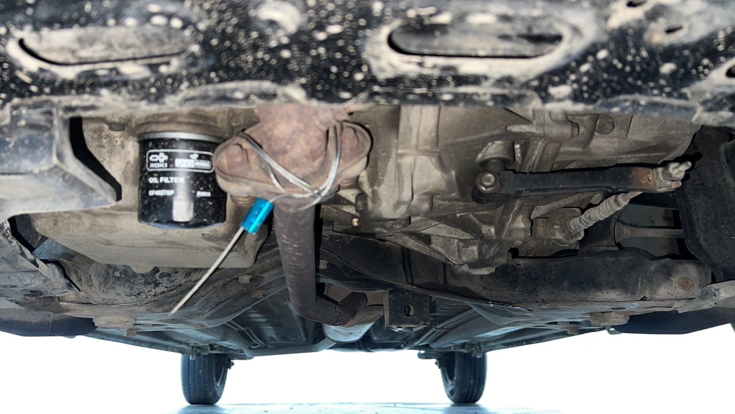 Used 2016 Maruti Suzuki Celerio VXi CNG Cng Manual extra FRONT LEFT UNDERBODY VIEW