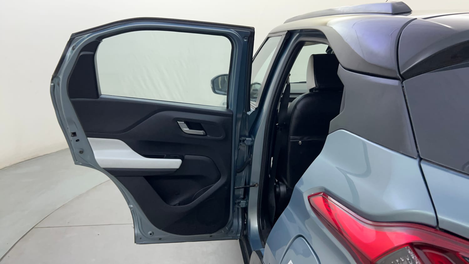 Used 2022 Tata Punch Creative MT Petrol Manual interior LEFT REAR DOOR OPEN VIEW