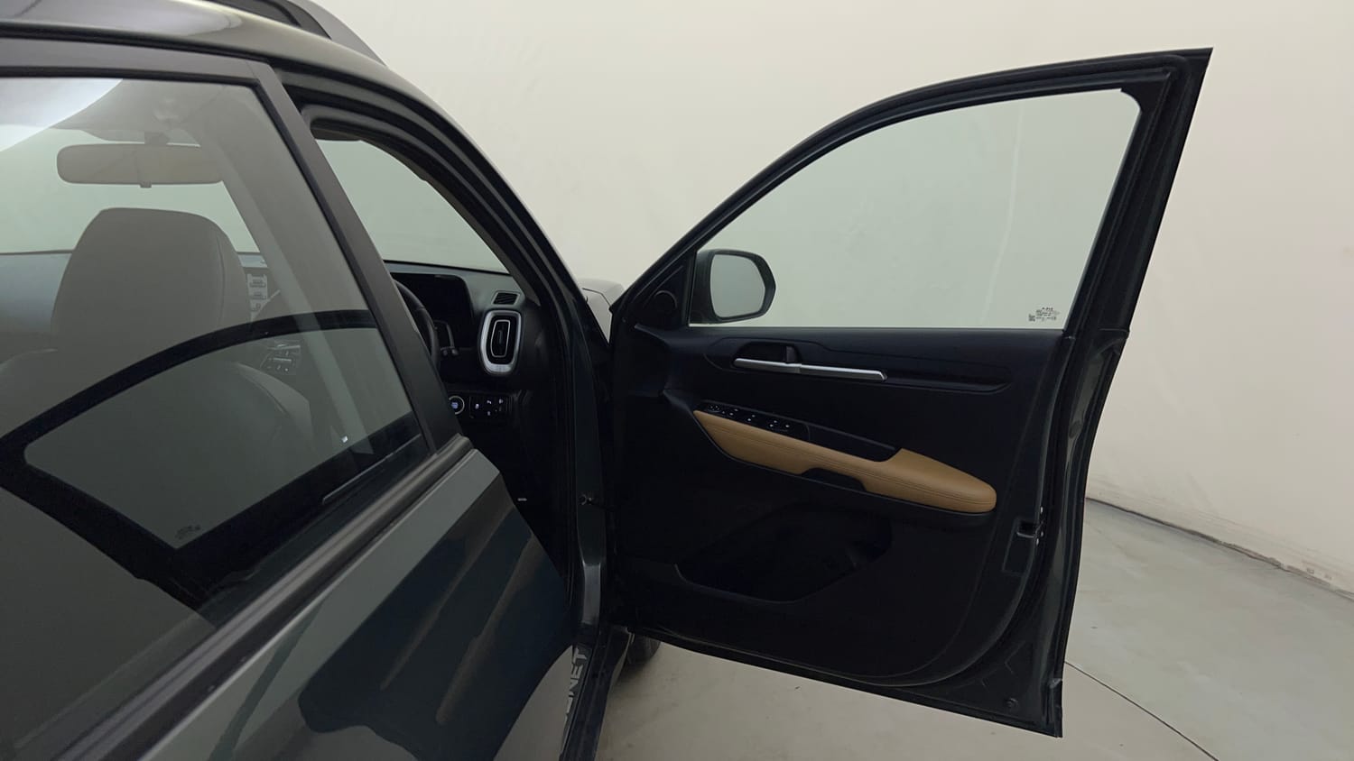 Used 2024 Kia Sonet HTX 1.5 Diesel AT Diesel Automatic interior RIGHT FRONT DOOR OPEN VIEW