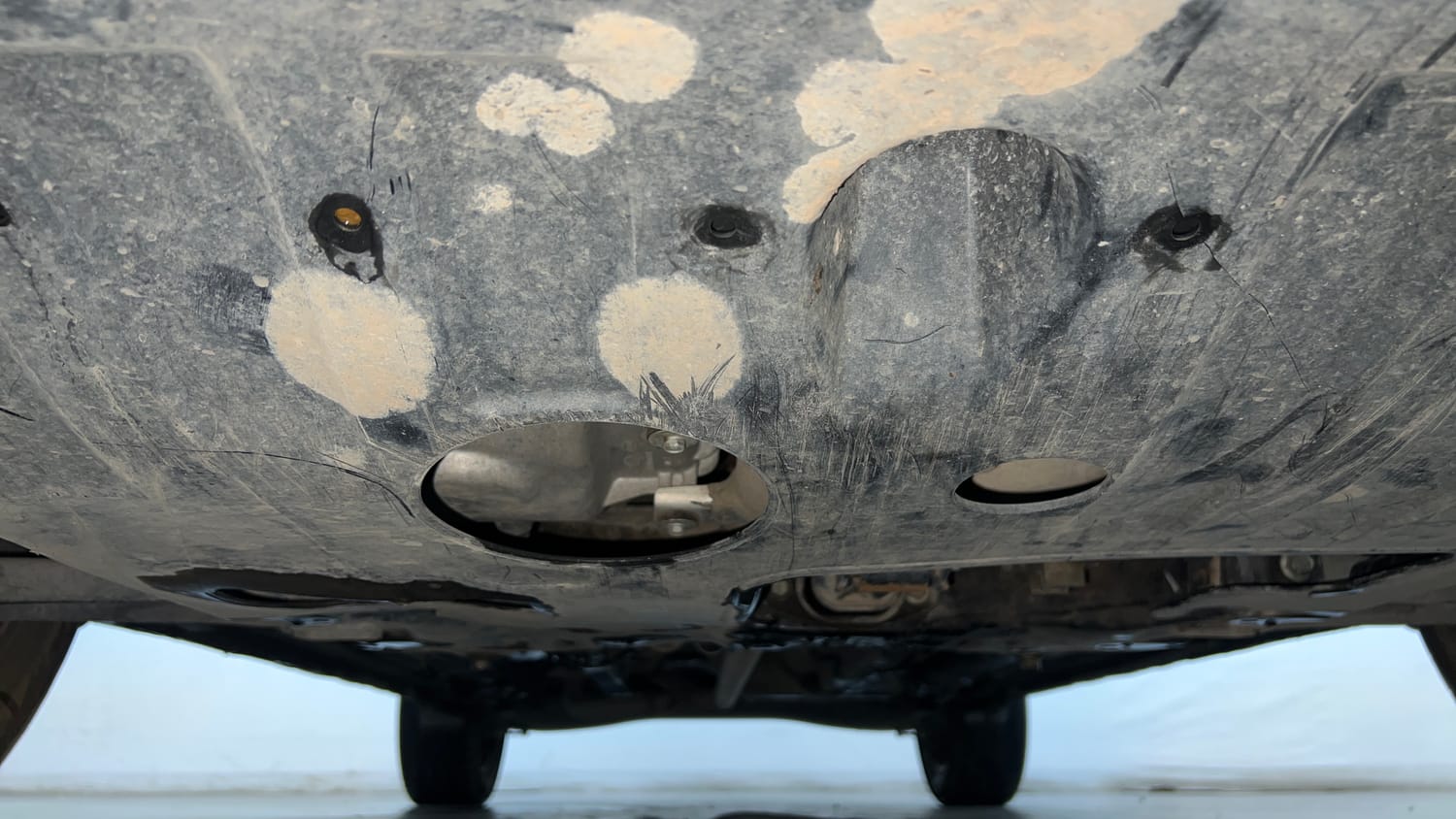 Used 2022 Hyundai Creta SX (O) 1.5 Diesel Diesel Manual extra FRONT LEFT UNDERBODY VIEW
