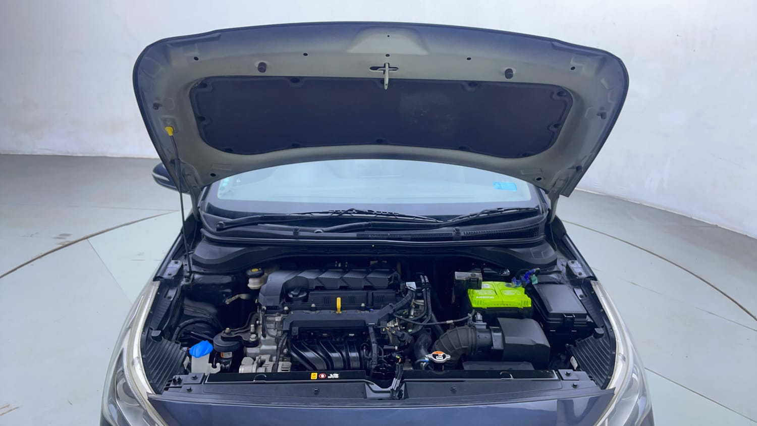 Used 2022 Hyundai Verna SX 1.5 MPi Petrol Manual engine ENGINE & BONNET OPEN FRONT VIEW