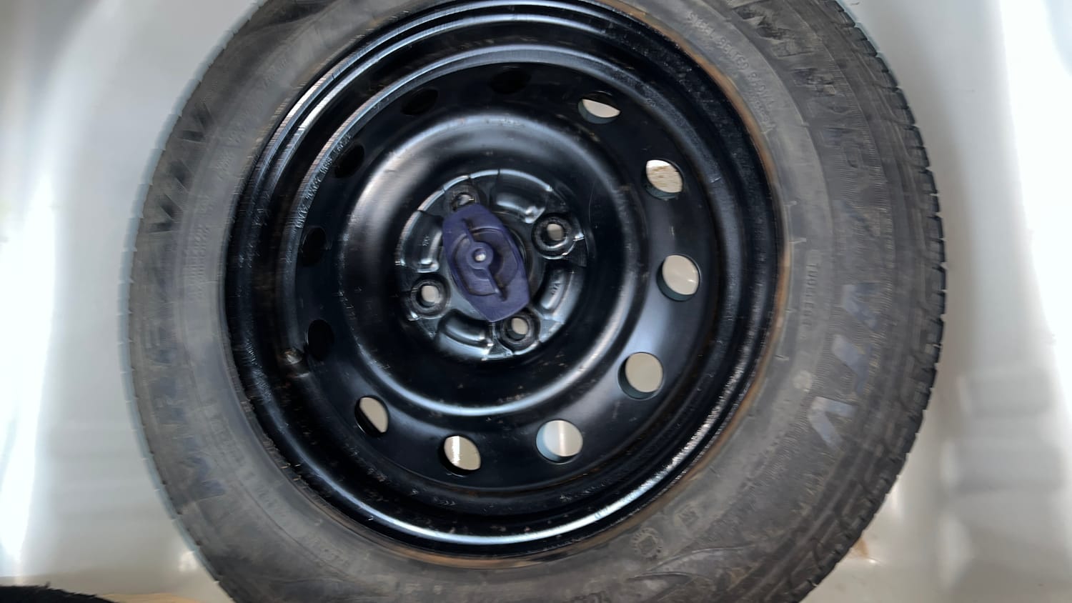 Used 2019 Maruti Suzuki Wagon R VXi 1.2 Petrol Manual tyres SPARE TYRE VIEW