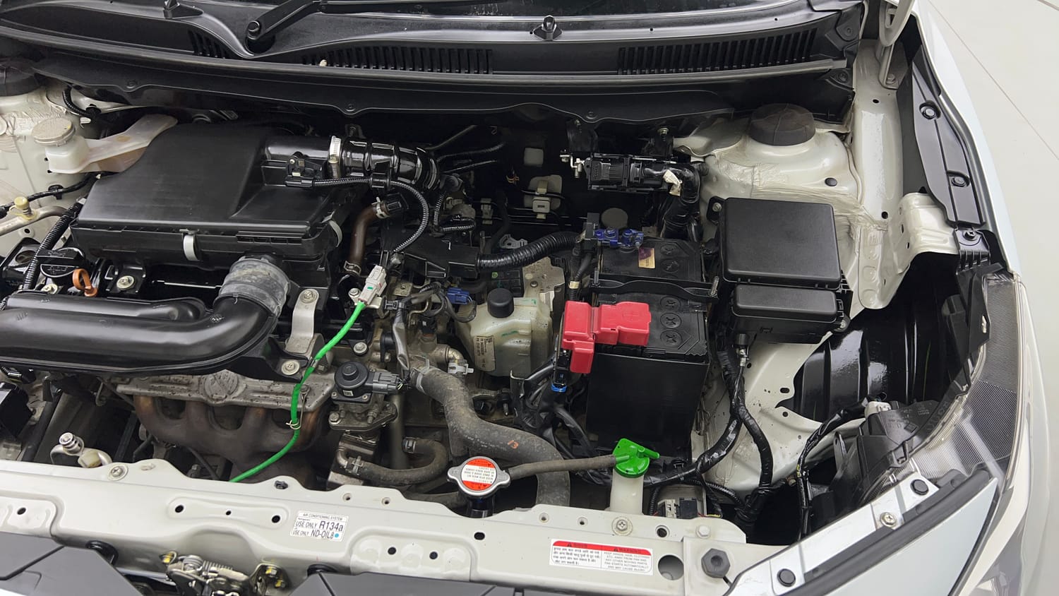 Used 2023 Maruti Suzuki Baleno Alpha AGS Petrol Automatic engine ENGINE LEFT SIDE VIEW