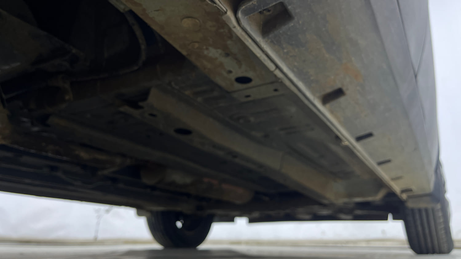 Used 2024 Tata Punch Adventure AMT Petrol Automatic extra REAR RIGHT UNDERBODY VIEW