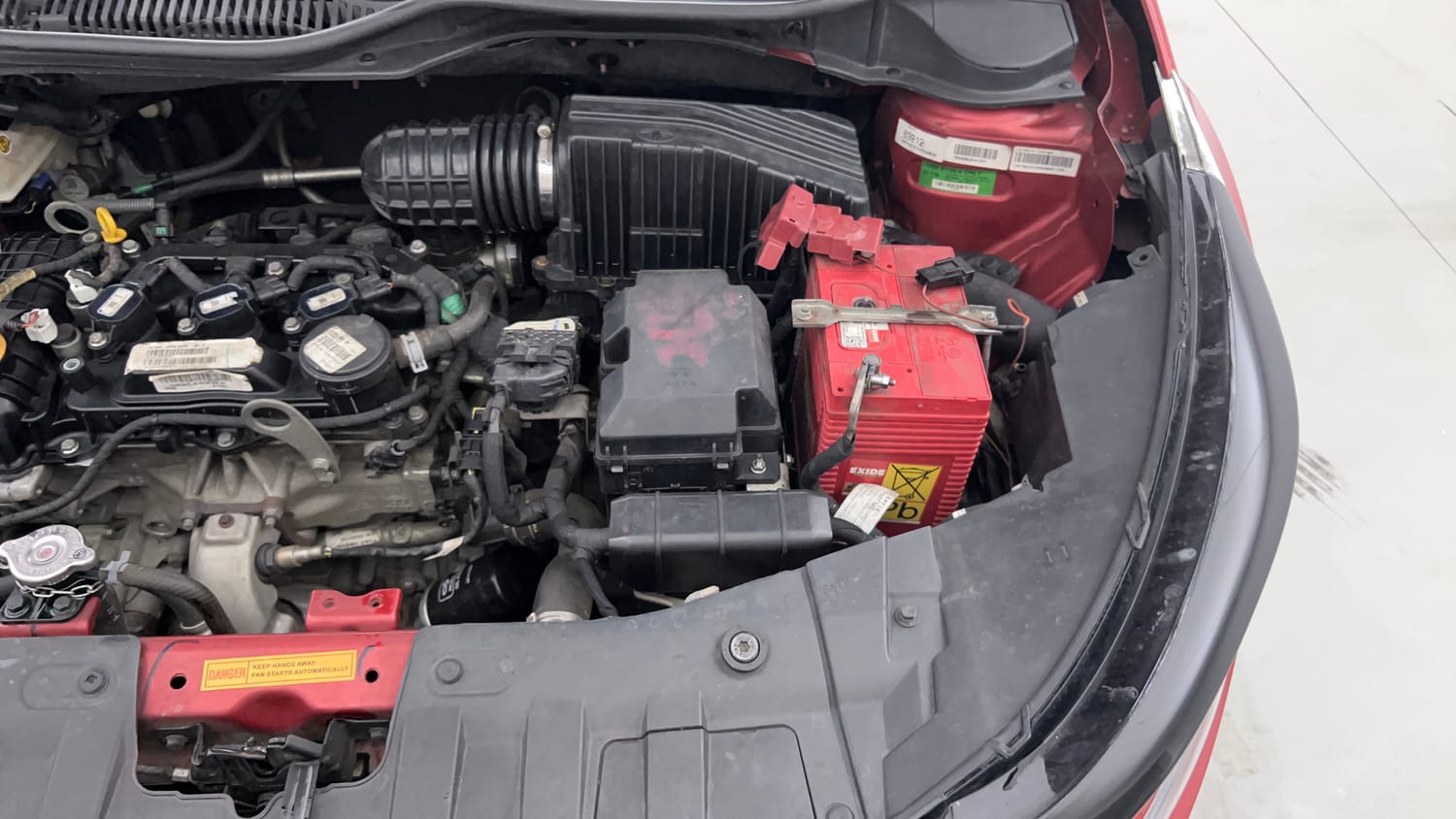 Used 2022 Tata Altroz XE Petrol Petrol Manual engine ENGINE LEFT SIDE VIEW